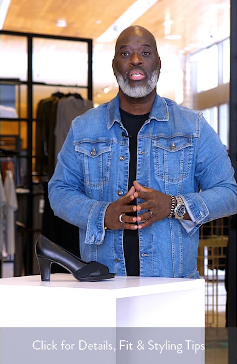 Lavish Peep Toe Pump, sales video thumbnail