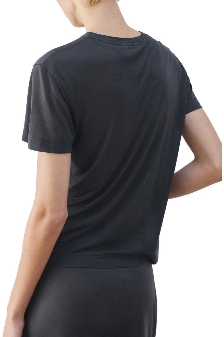 Modal Pajama T-Shirt, Alternate, color, CHARCOAL