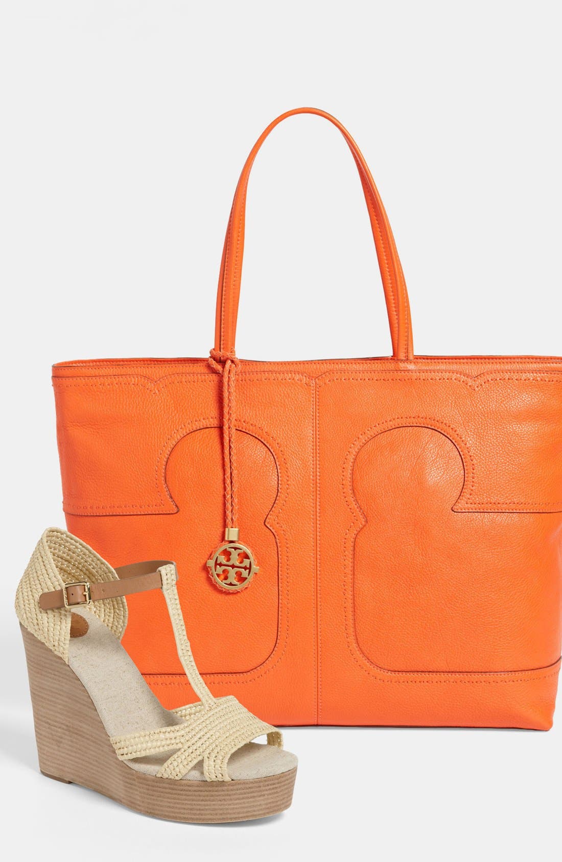 Tory Burch 'Carina' Wedge Sandal, Alternate, color, 