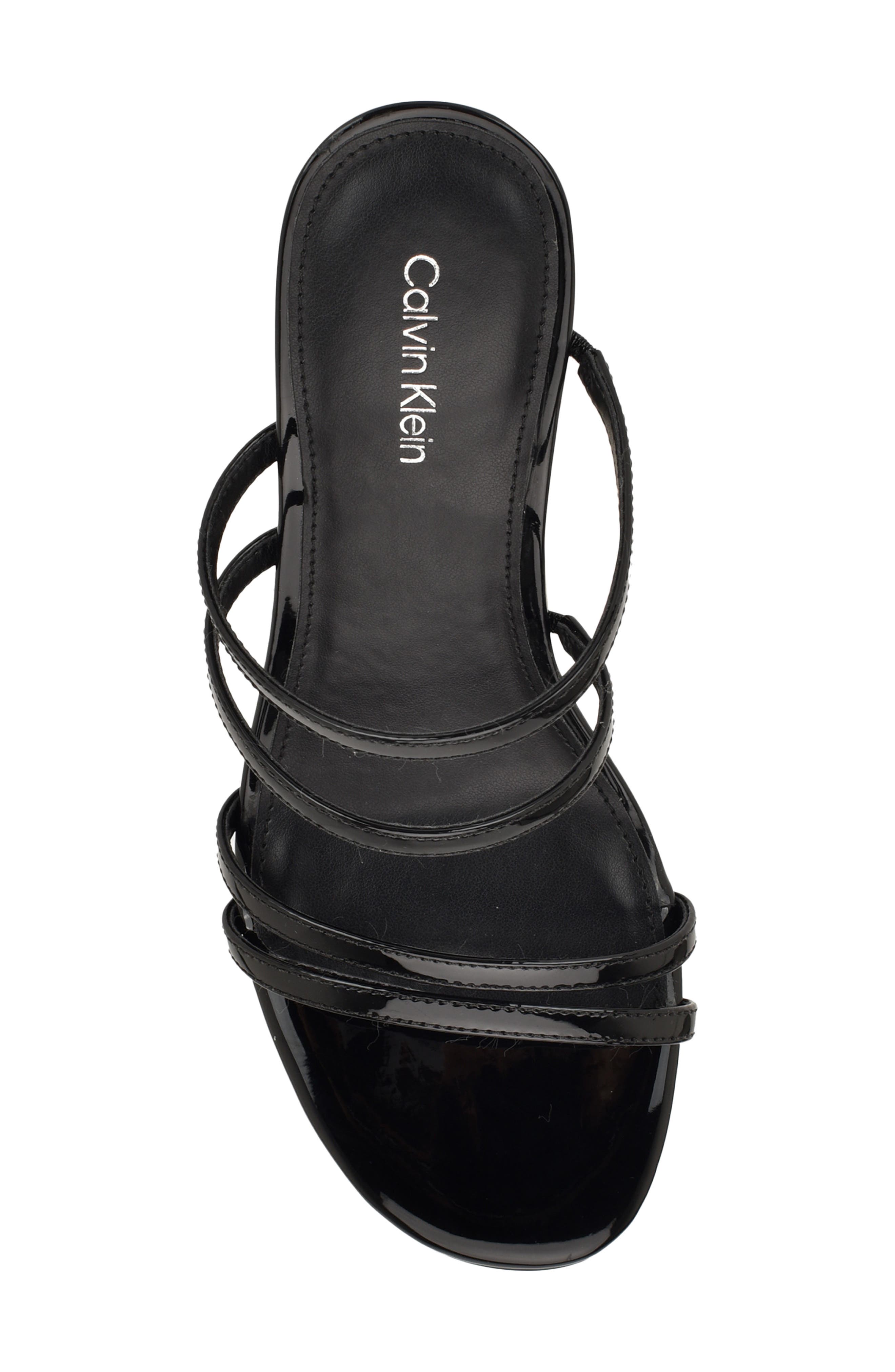 Calvin Klein Jayla Sandal, Alternate, color, Black/ Black