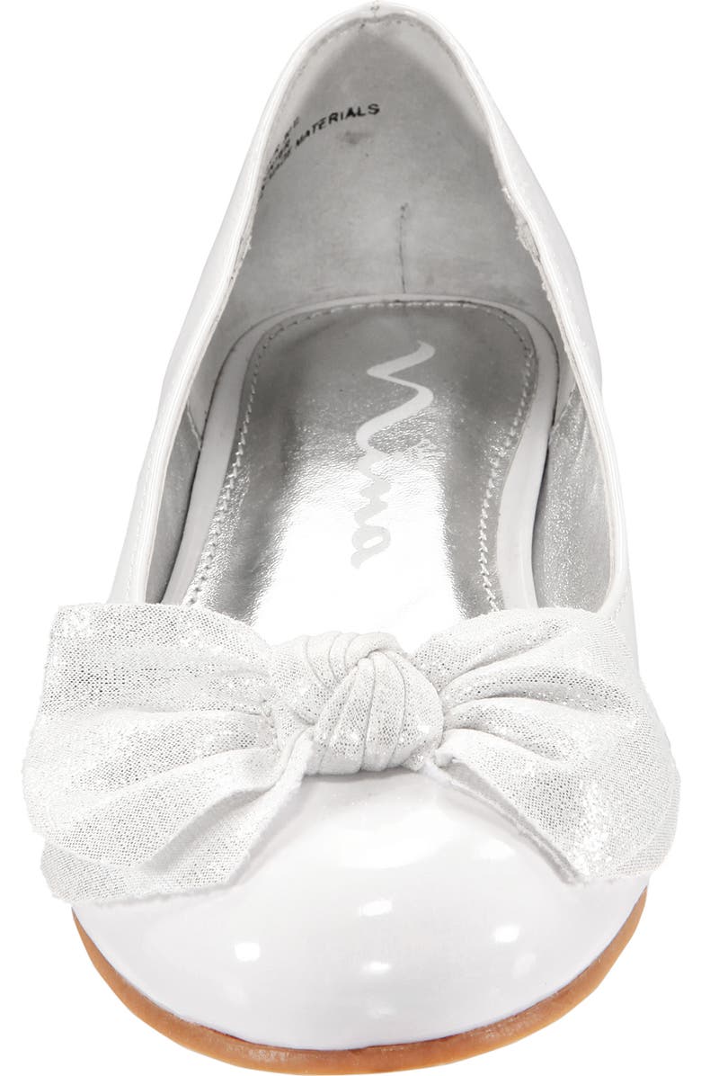 Nina Glitter Bow Ballet Flat, Alternate, color,