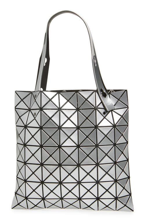Bao Bao Issey Miyake Lucent Geometric-pattern Shoulder Bag In Silver
