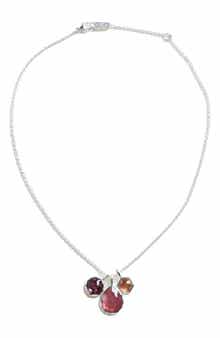 Wonderland 3-Stone Charm Necklace
