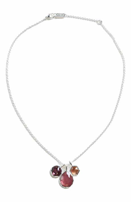 Wonderland 3-Stone Charm Necklace
