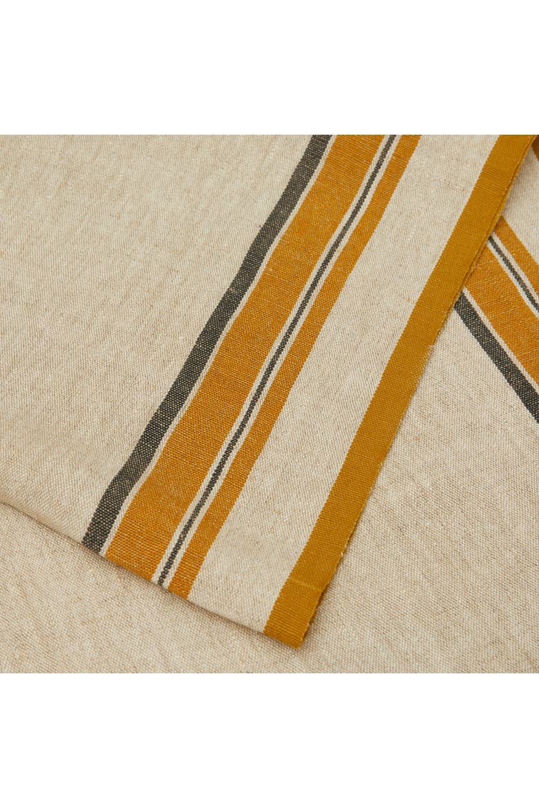 Antibes Runner, Alternate, color, Natural, Mustard 20" x 72"