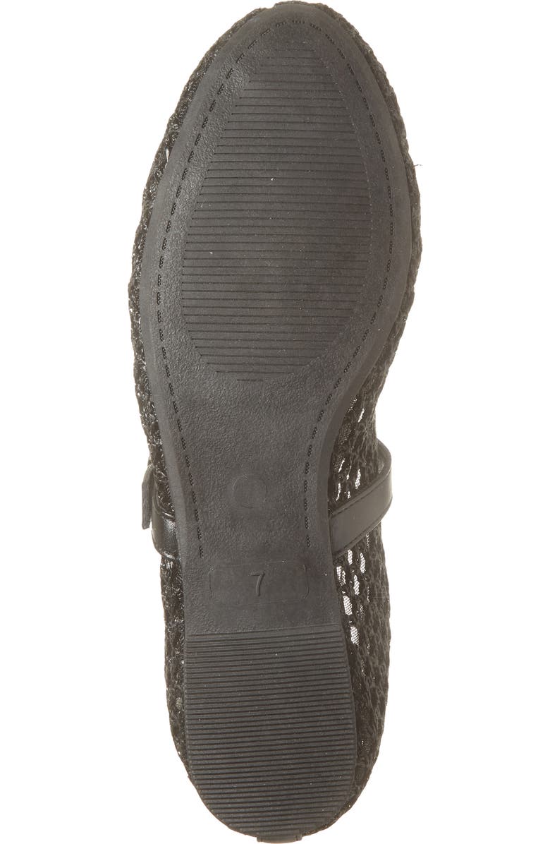 Tahari Open Weave Mary Jane Flat, Alternate, color,