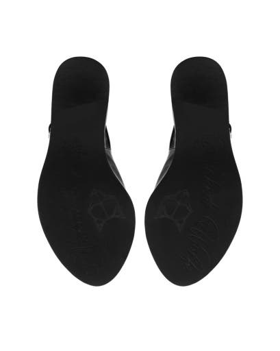 Naked Wolfe Tansy Wedge, Alternate, color, Black Patent Leather