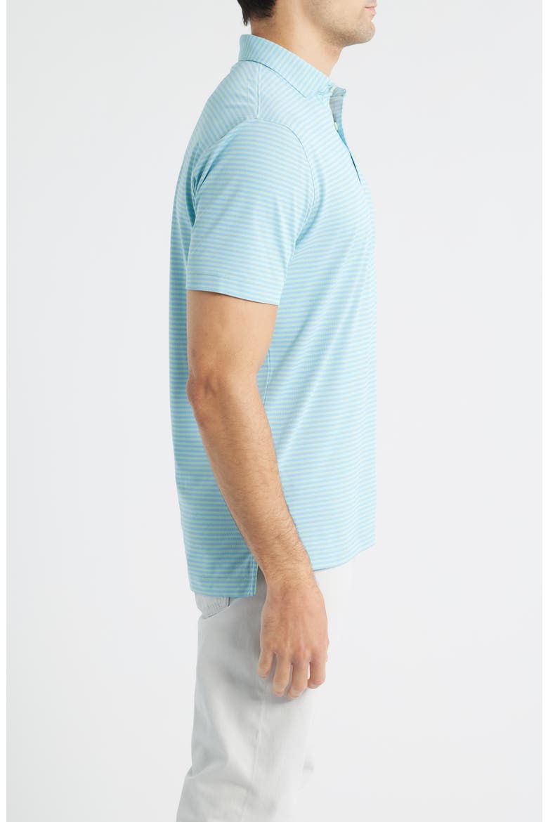 Stetsons Stripe Performance Jersey Polo, Alternate, color, MACAW