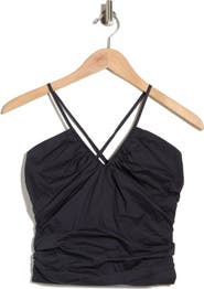 Young, Fabulous & Broke Lake Ruched Cotton Camisole