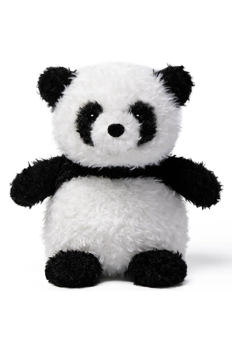 7 Inch Rock and Roll Panda Weighted Stuffed Animal, Main, color, Multicolored