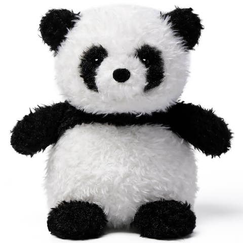 7 Inch Rock and Roll Panda Weighted Stuffed Animal