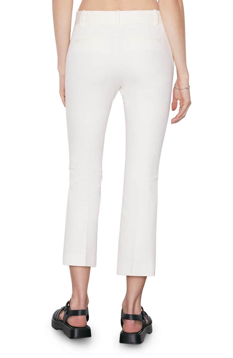 FRAME Le Crop Mini Bootcut Trousers, Alternate, color, Blanc