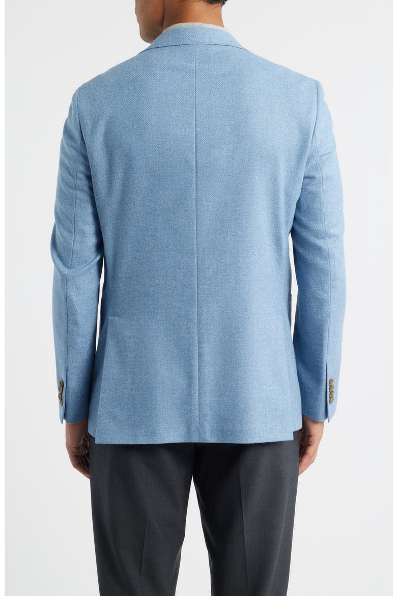 Morton Contemporary Fit Light Blue Mélange Wool Sport Coat, Alternate, color, LIGHT BLUE