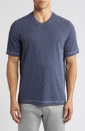 Johnston & Murphy Vintage Slub V-Neck T-Shirt