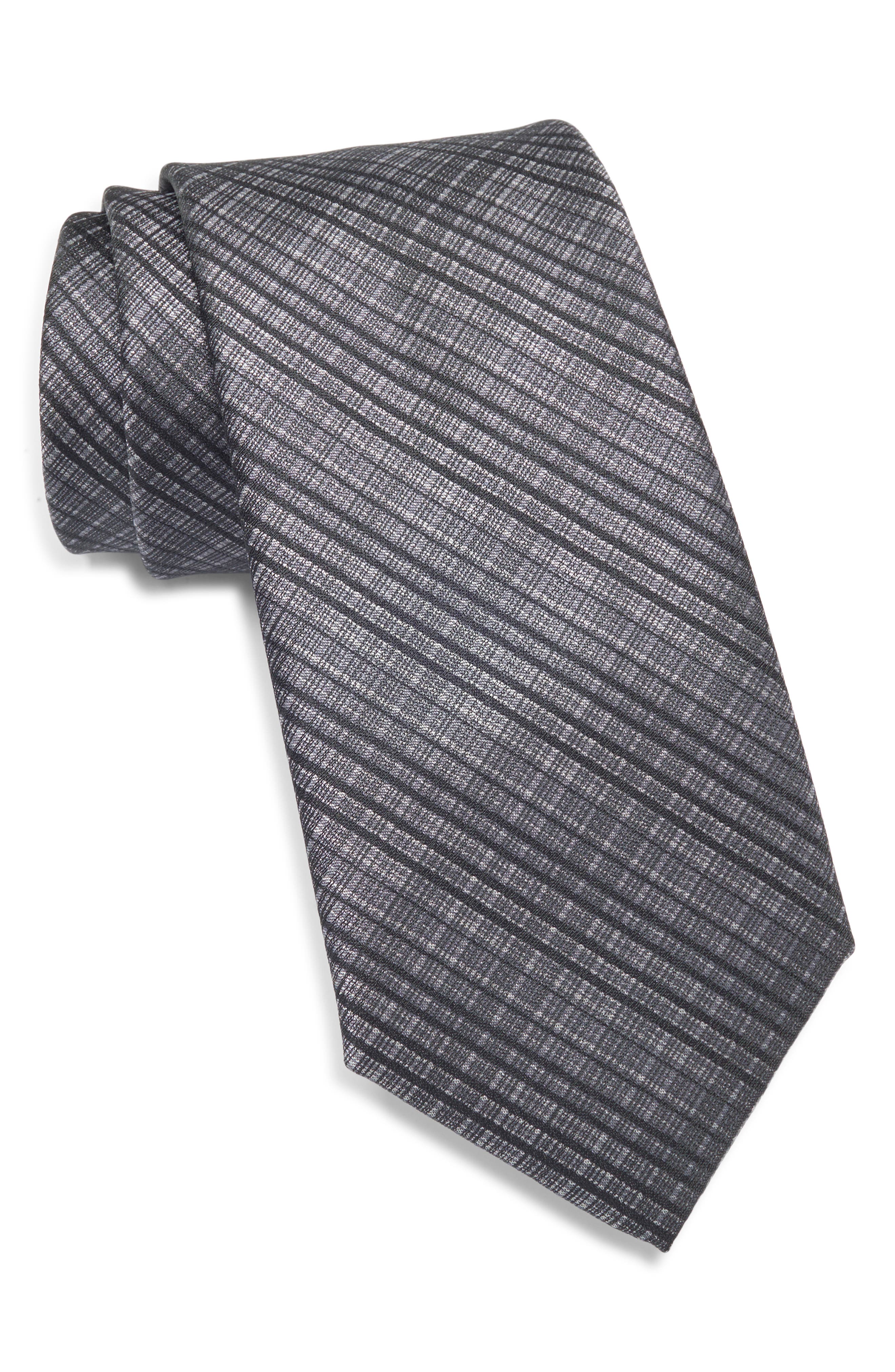 Calvin Klein Wells Plaid Tie
