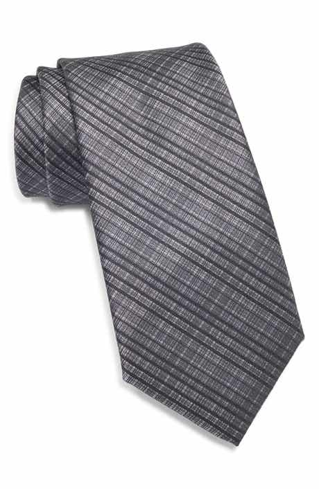 Calvin Klein Wells Plaid Tie