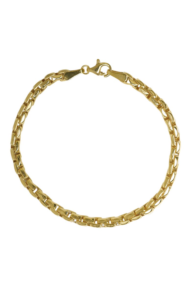 Knife Edge Chain Bracelet, Main, color, GOLD