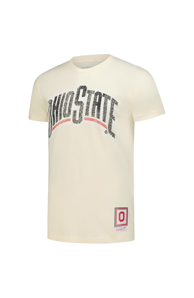 Mitchell & Ness Men's Mitchell & Ness  Cream Ohio State Buckeyes Vintage Tone T-Shirt, Alternate, color, 