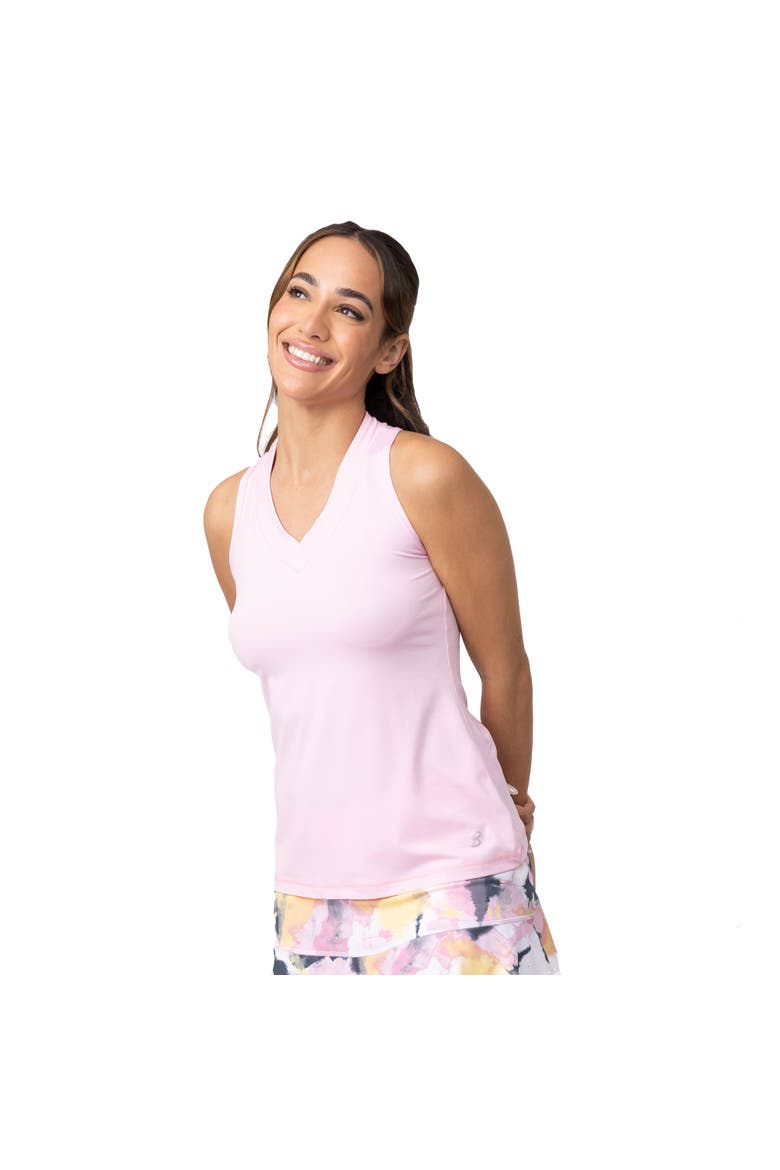 UV Colors Racerback Womens Tennis Tank Top, Main, color, Cotton Candy