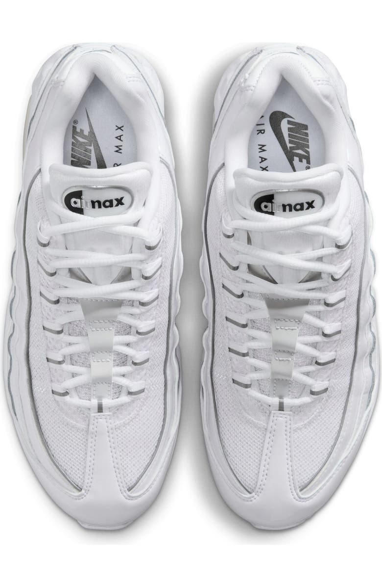 Nike Air Max 95 Big Bubble Sneaker, Alternate, color, White/ Silver/ Black