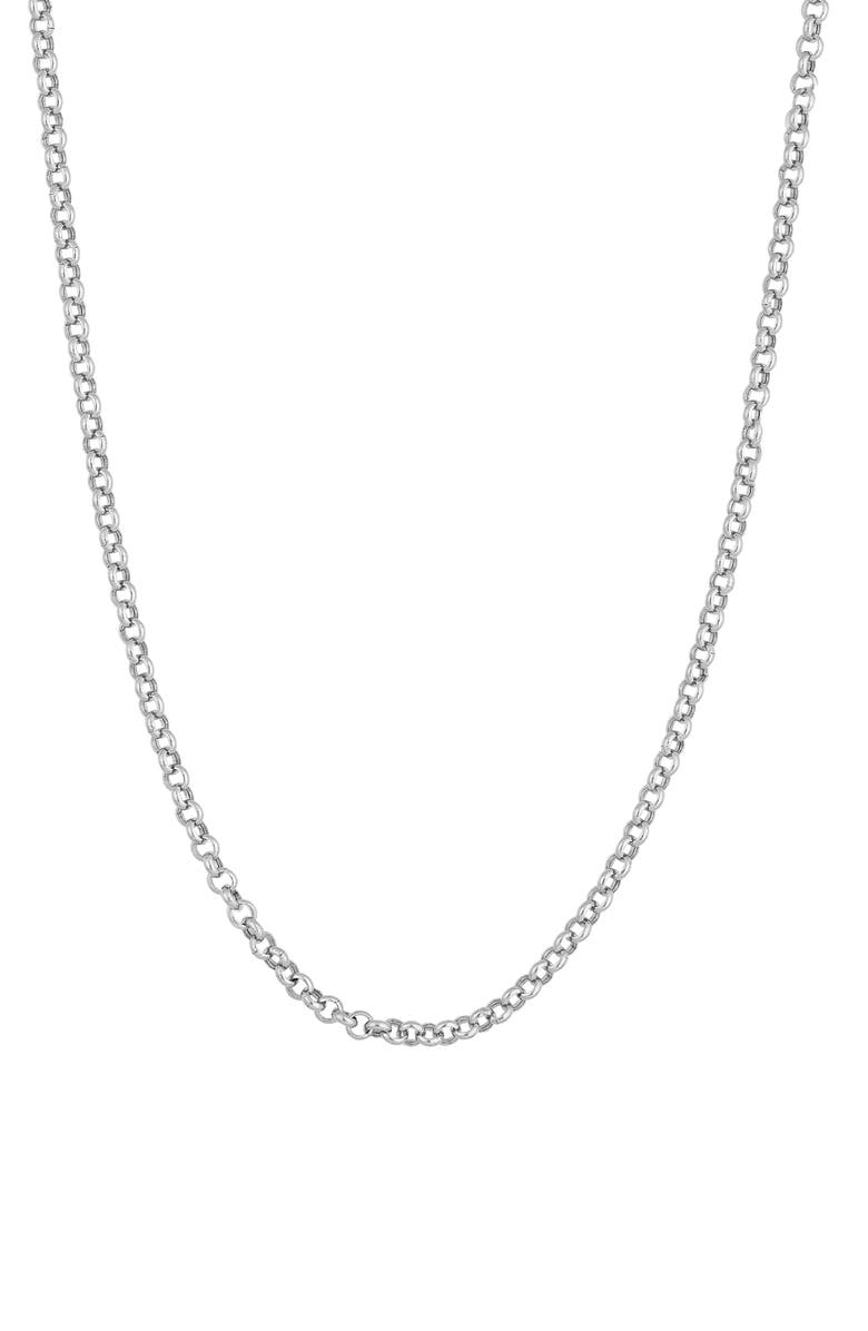HAWLEY ST 14K Gold Rolo Chain Necklace, Main, color, 