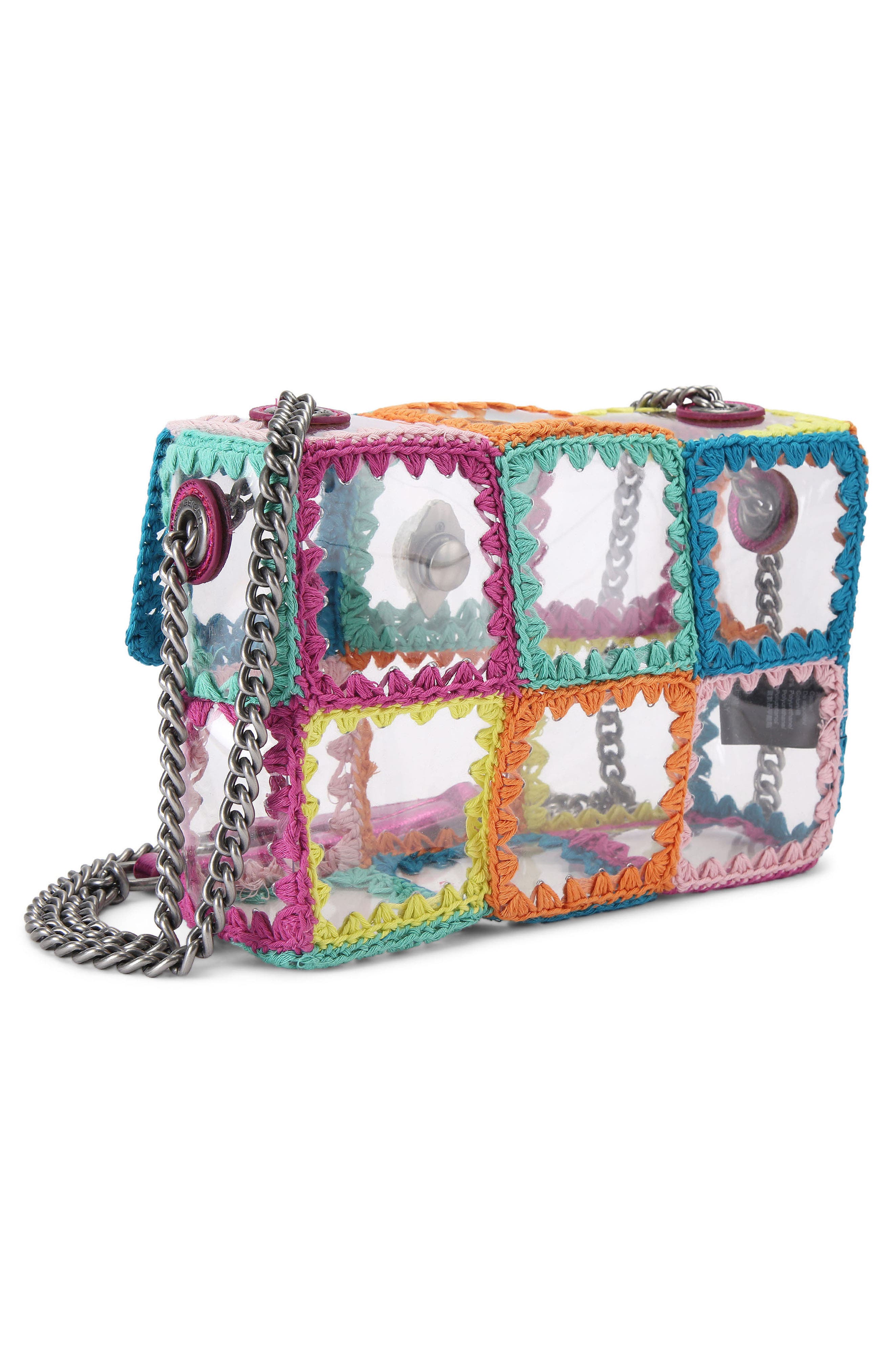 Kurt Geiger London Medium Kensington Shoulder Bag, Alternate, color, Pink Multicolored