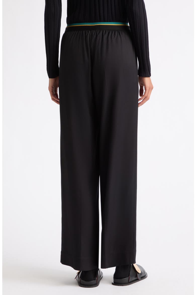 Wide Leg Trousers, Alternate, color, BLACK