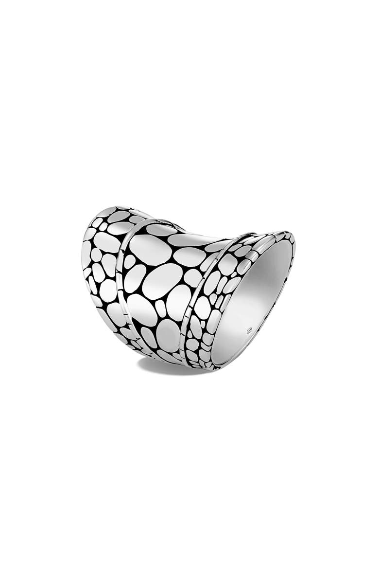 John Hardy Kali Silver Saddle Ring, Main, color, 