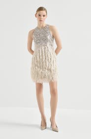 Brunello Cucinelli Dazzling dégradé mini dress