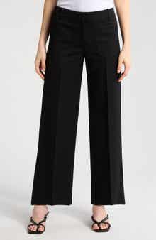 Nili Lotan Enya Wide Leg Wool Pants