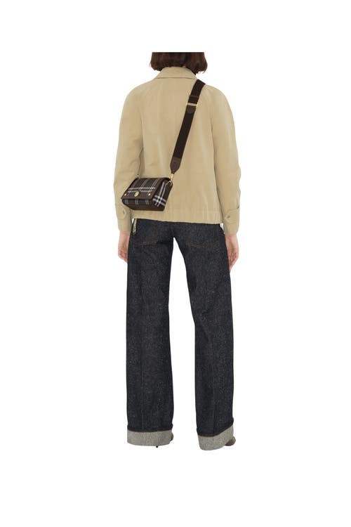 Shop Burberry Top Handle Note Bag In Snug