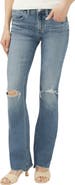 Silver Jeans Co. Suki Curvy Mid Rise Slim Bootcut Jeans