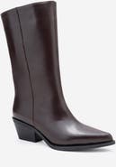 Forever & Always Shoes Juana Leather Pointed Toe Boot