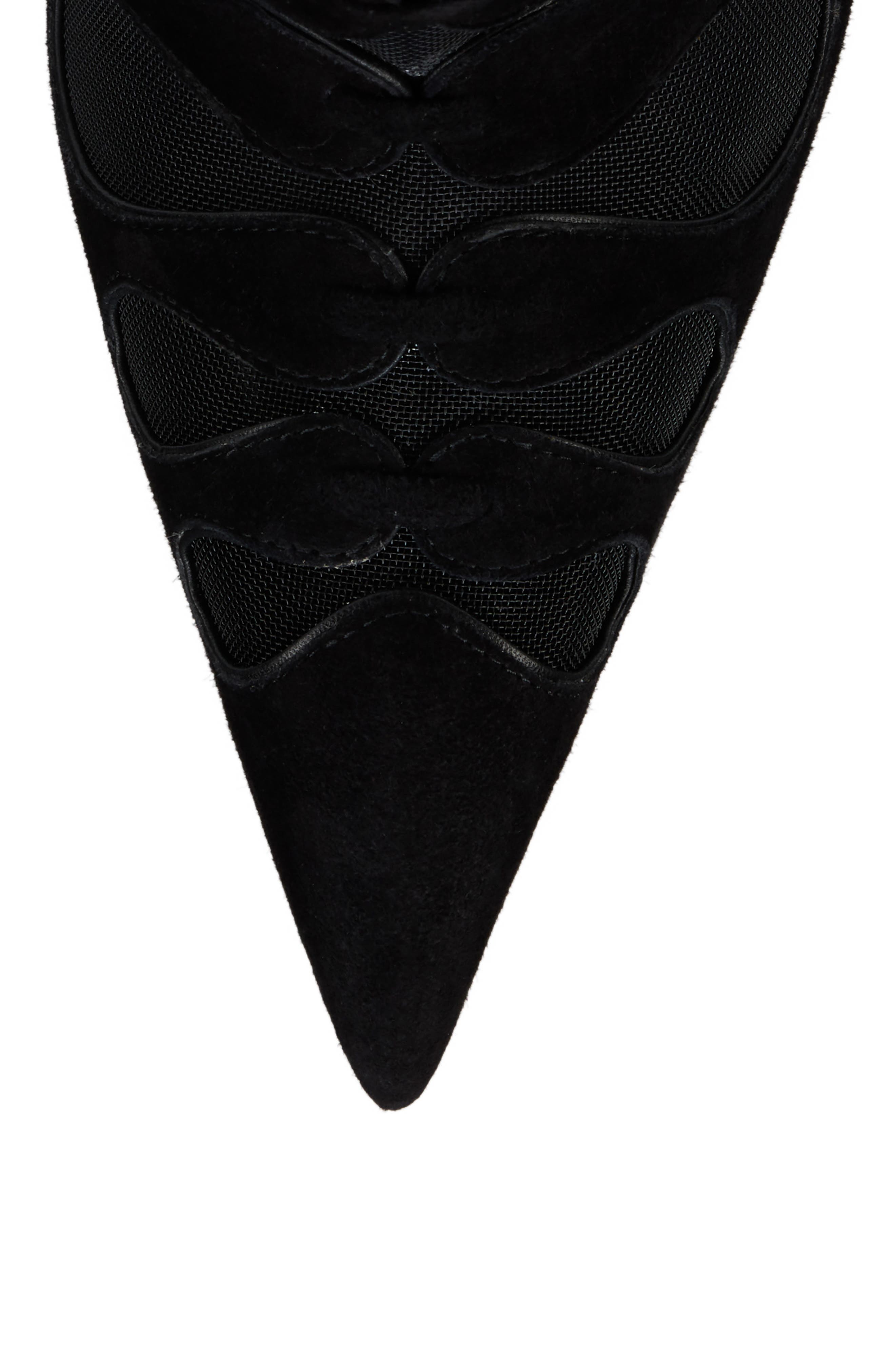 Christian Louboutin Circus Max Pointed Toe Bootie, Alternate, color, B439 Black/ Lin Black