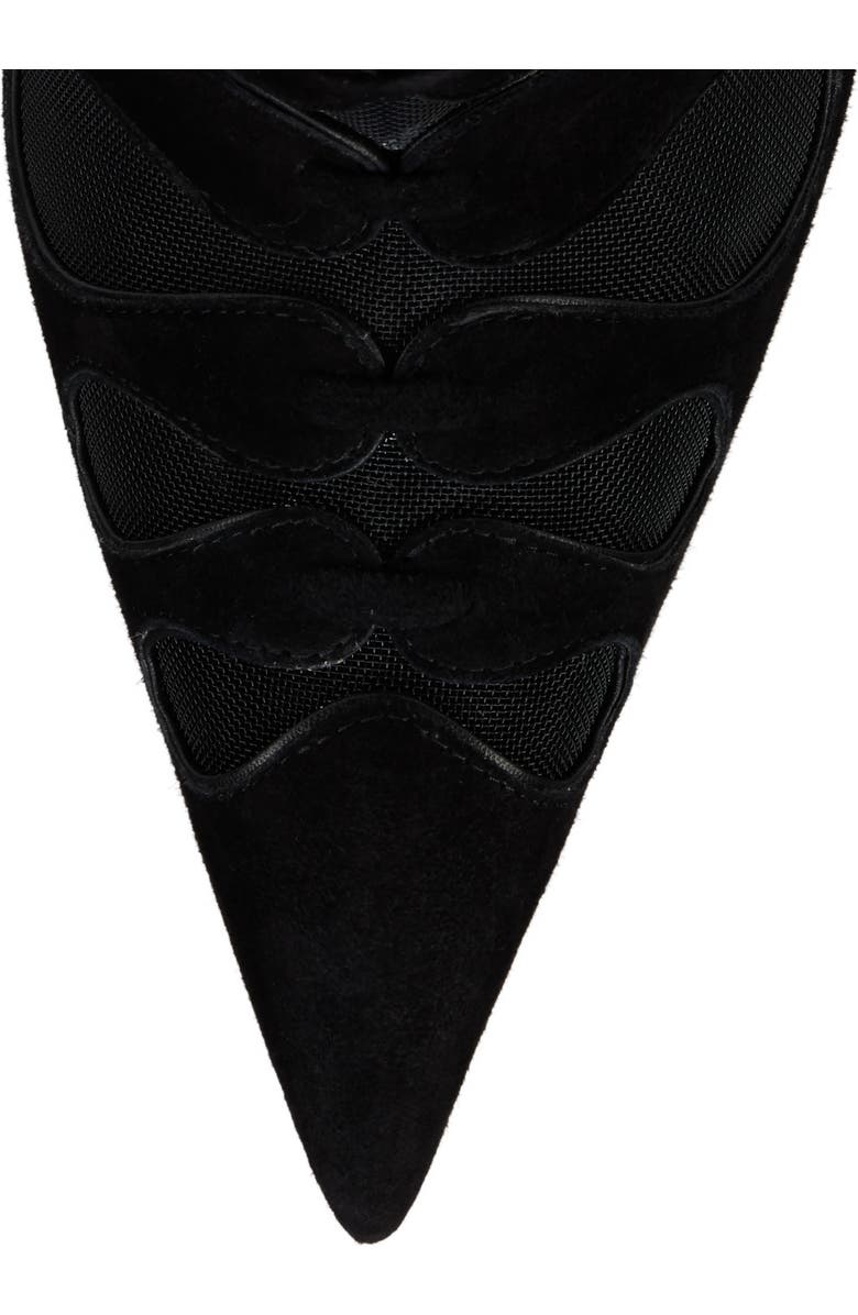 Christian Louboutin Circus Max Pointed Toe Bootie, Alternate, color, B439 Black/ Lin Black