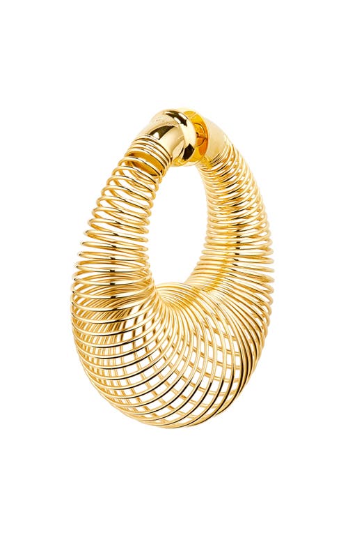 Alaïa Spiral Small Hoop Earrings In Gold