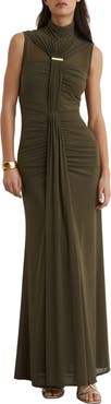 Reiss Collette Ruched Maxi Dress