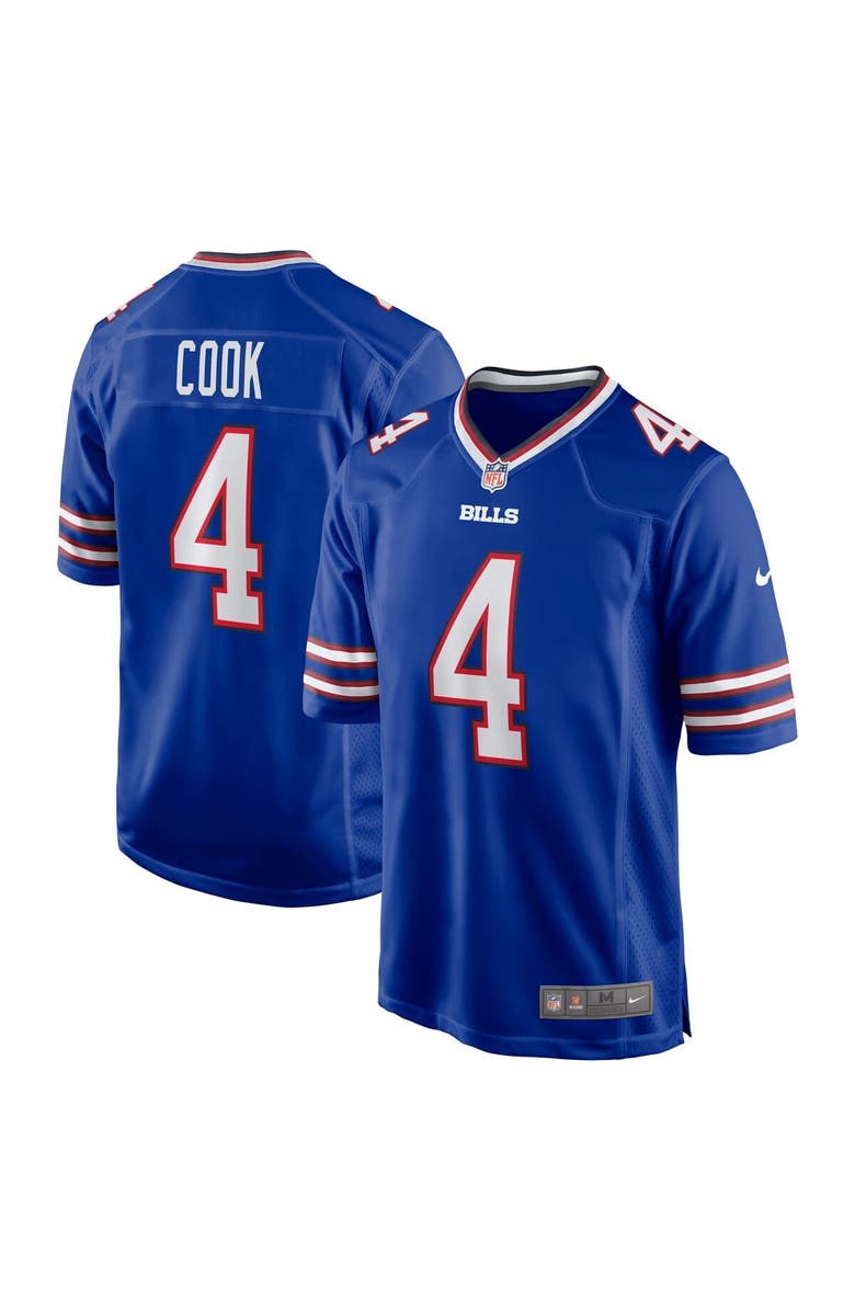 Nike Men's Nike James Cook Royal Buffalo Bills Game Player Jersey, Alternate, color, 