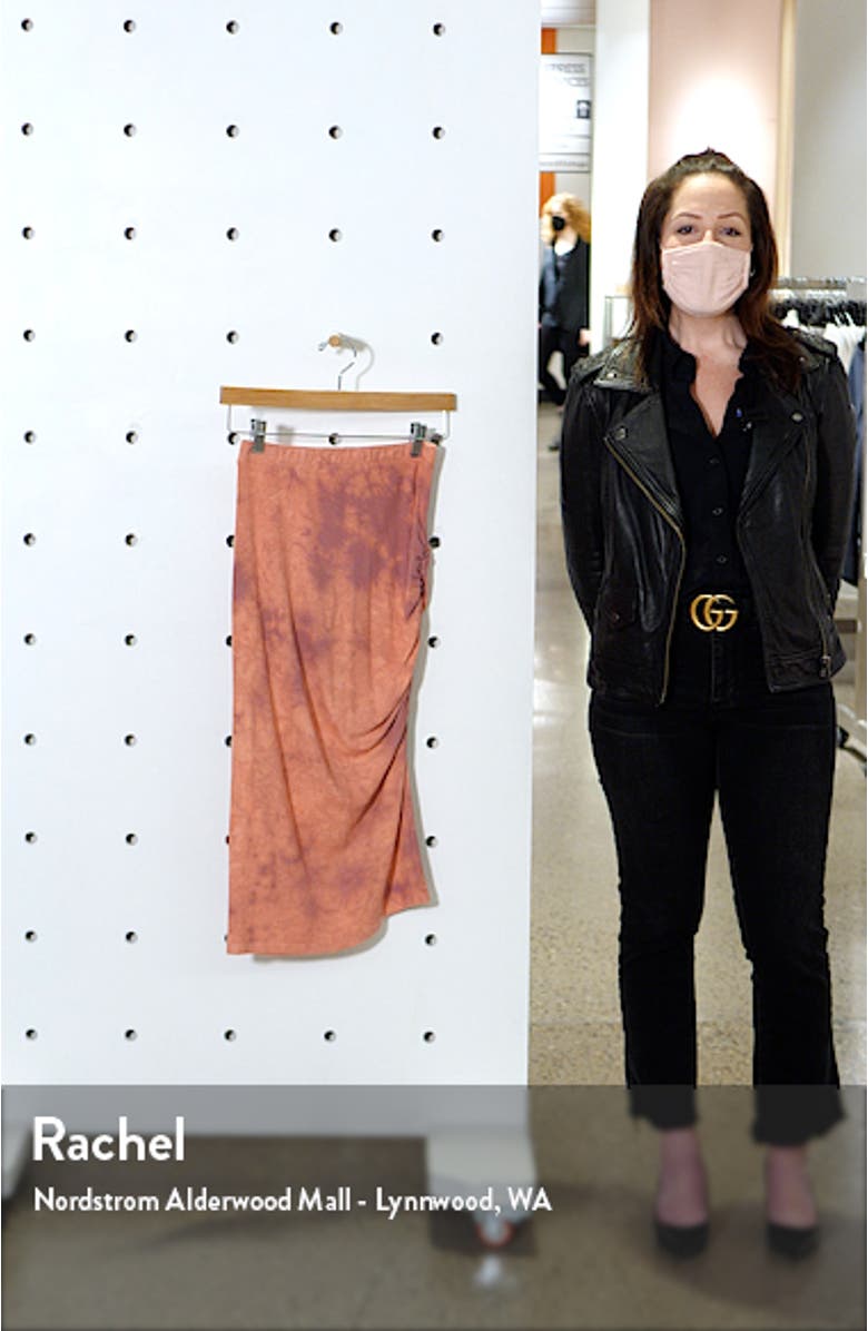 Tie Dye Midi Skirt, sales video thumbnail