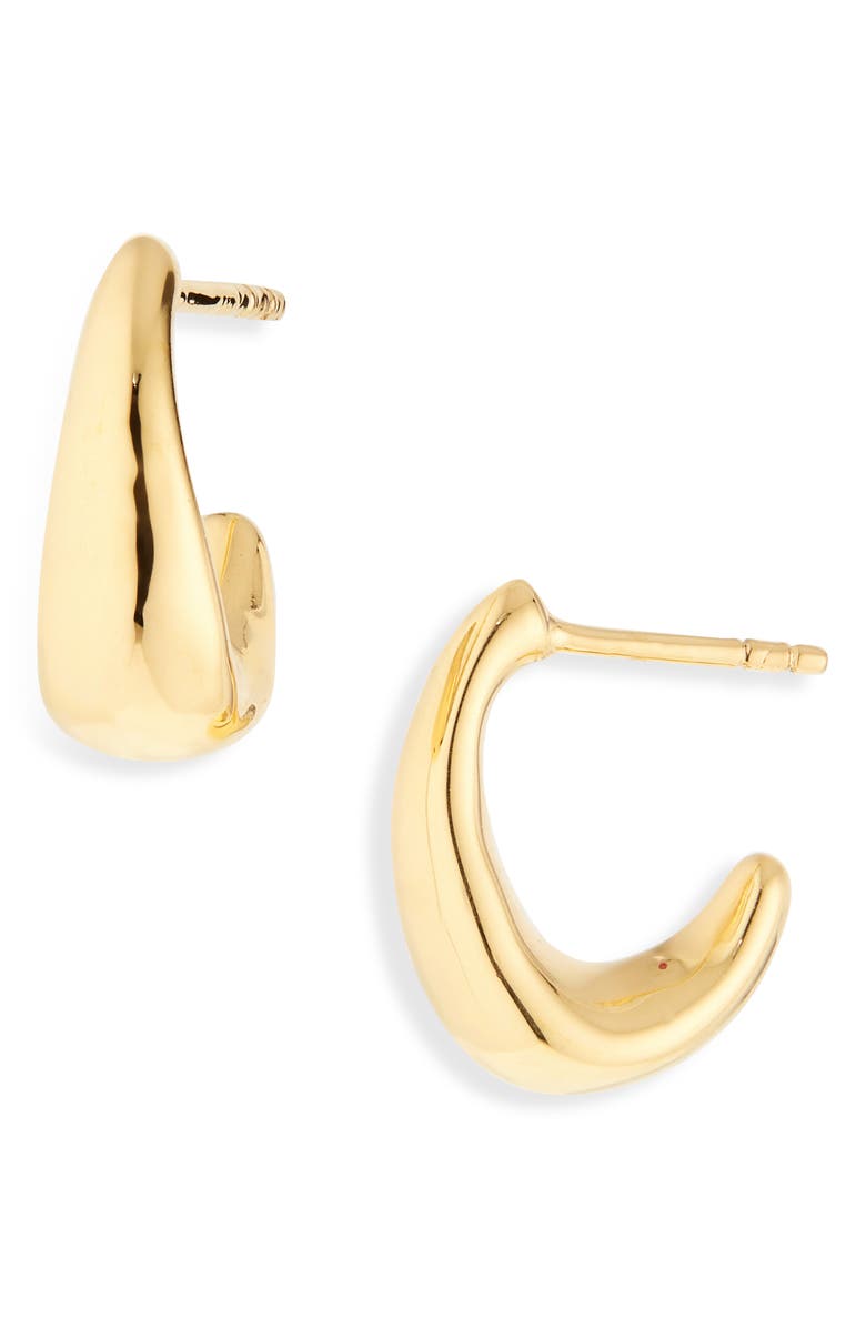 Monica Vinader Small Antica Hoop Earrings, Main, color, 18Ct Gold Vermeil