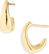 Monica Vinader Small Antica Hoop Earrings