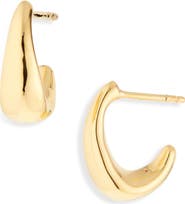 Monica Vinader Small Antica Hoop Earrings