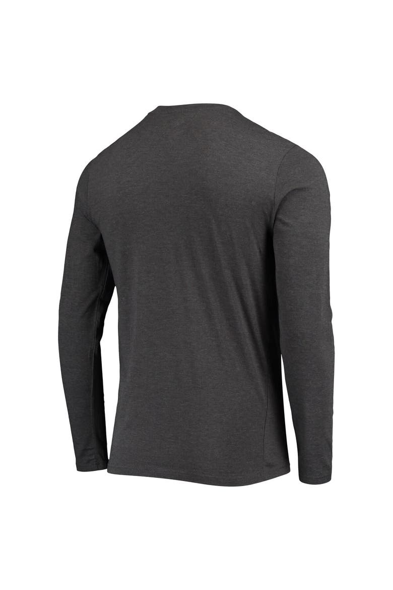 Men's Concepts Sport Cardinal/Heathered Charcoal Iowa State Cyclones Meter Long Sleeve T-Shirt & Pants Sleep Set, Alternate, color, Cardinal