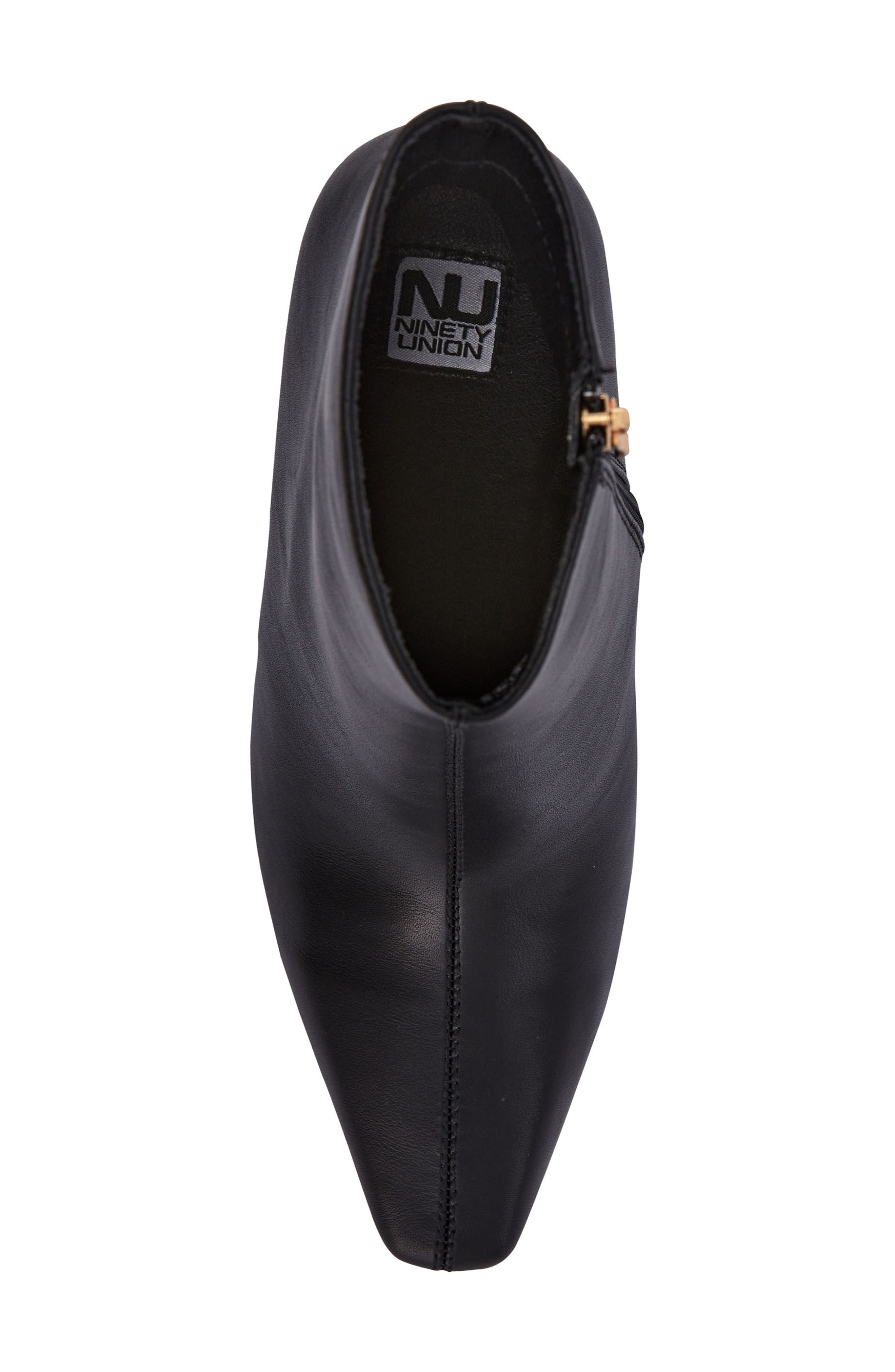 NINETY UNION Slinky Coiled Heel Boot, Alternate, color, Black