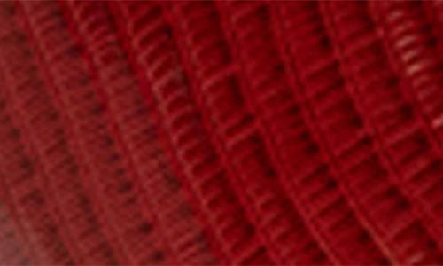 Chase & Chloe Chase And Chloe Croc Embossed Knee High Boot In Red