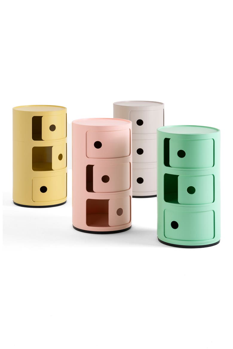 Componibili Set of Drawers, Alternate, color, GREEN