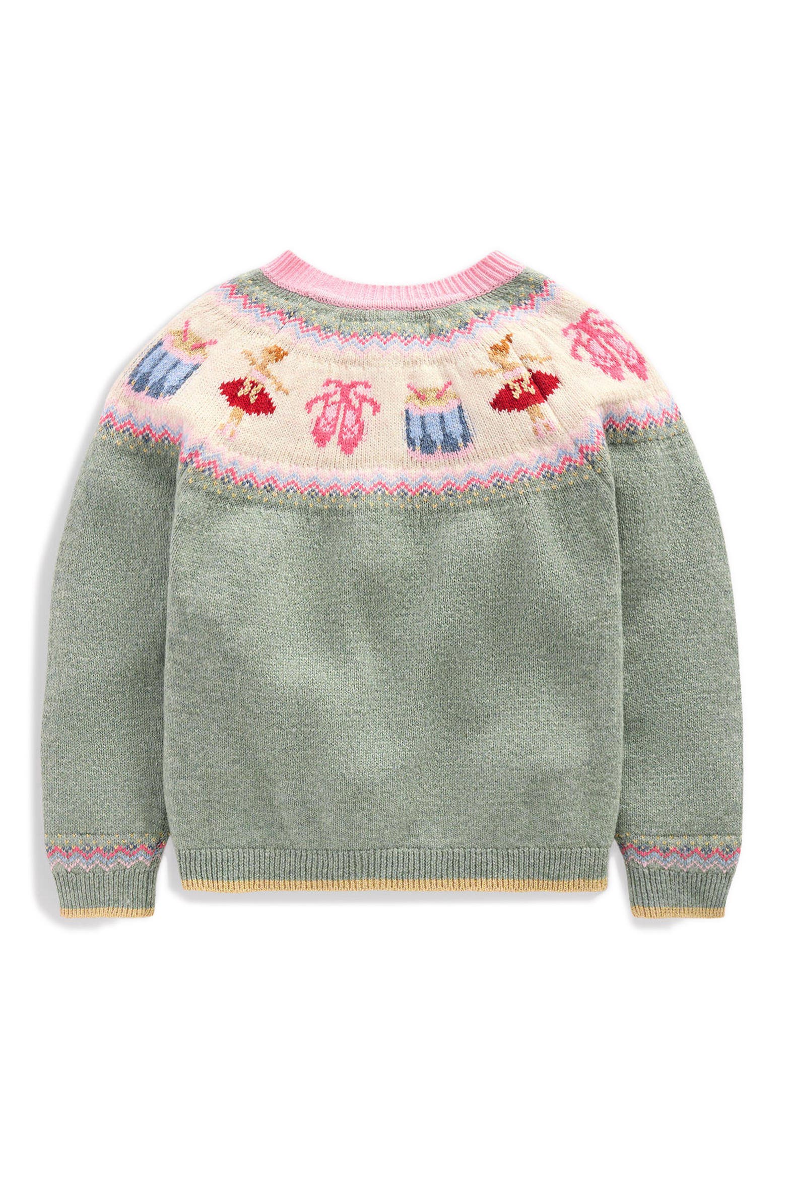 Csarite Mini Boden Kids' Edie Fair Isle Cardigan | Nordstrom