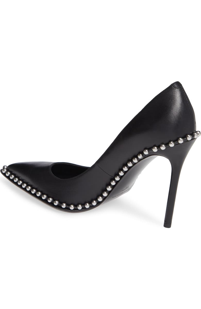 Alexander Wang Rie Stud Pointy Toe Pump, Alternate, color,