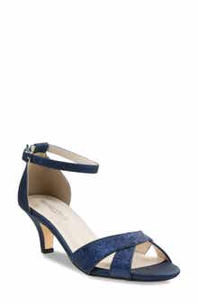 Clementine Kitten Heel Ankle Strap Sandal