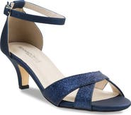 Touch Ups Clementine Kitten Heel Ankle Strap Sandal